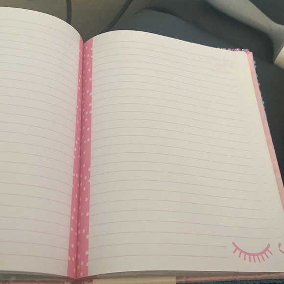 New Sparkling Journal Pink and Blue with white note book paper . - Picture 6 of 8